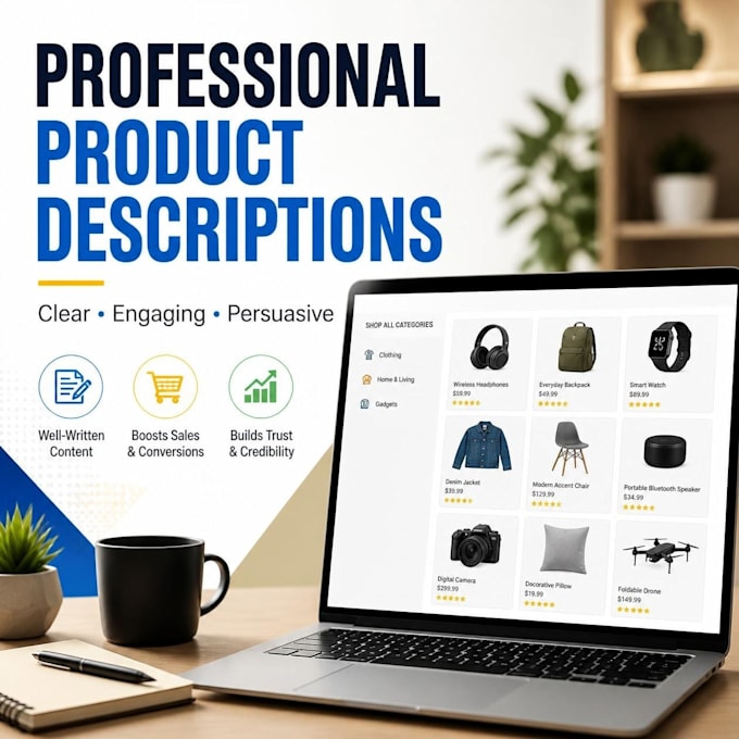 write professional product descriptions
