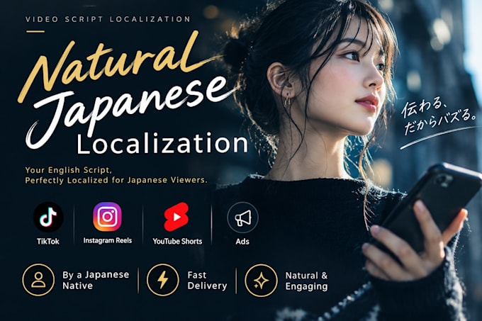 localize your english video scripts into natural japanese