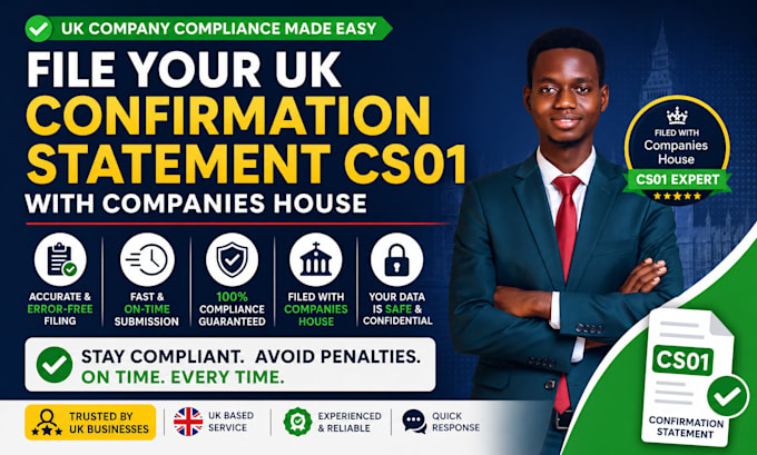 file your UK confirmation statement cs01 with companies house