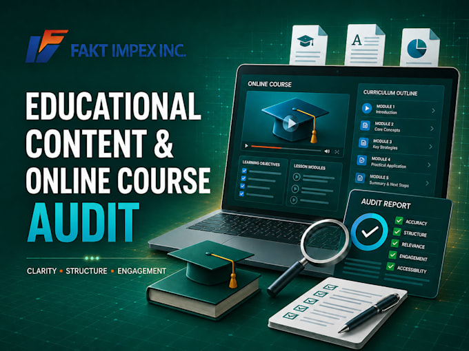 audit and improve your online course or educational content