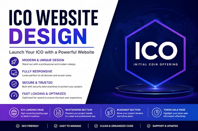 build crypto wordpress website, ico, coin listing website