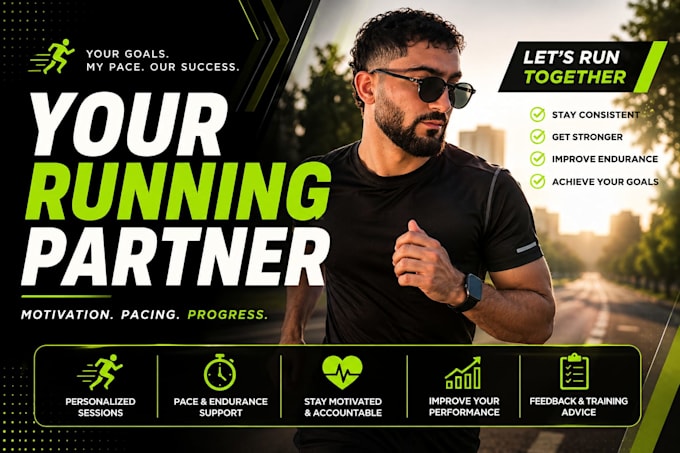 be your running partner and pacing support