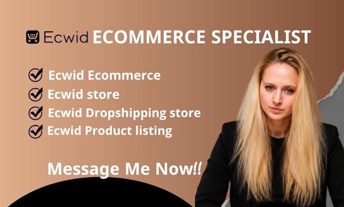 setup ecwid ecommerce cj dropshipping store product listing ecwid marketing