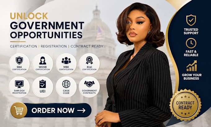 help with sba certification wosb mbe uei cage code sam gov registration