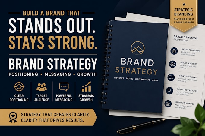 develop a complete brand strategy, positioning and messaging strategy