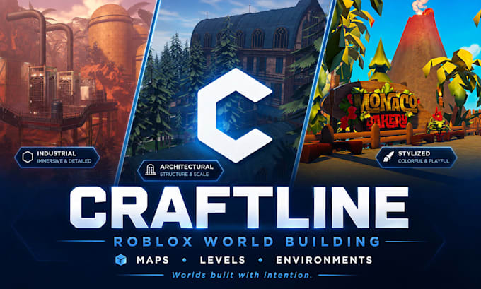 build a custom roblox map, level, world, or environment