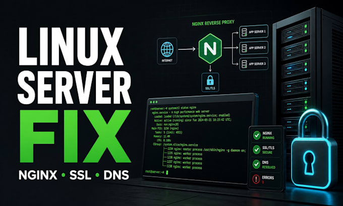 fix linux server nginx SSL dns and deployment issues