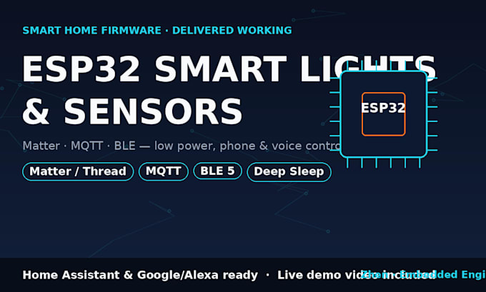 build esp32 matter firmware for smart home devices