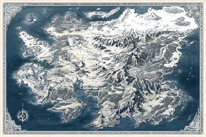 create custom fantasy maps for you