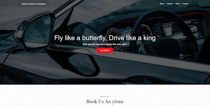 build a modern responsive custom website