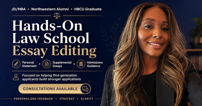 proofread and edit your law school application essays