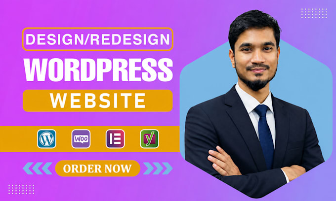 design redesign wordpress website, website development as a full stack de