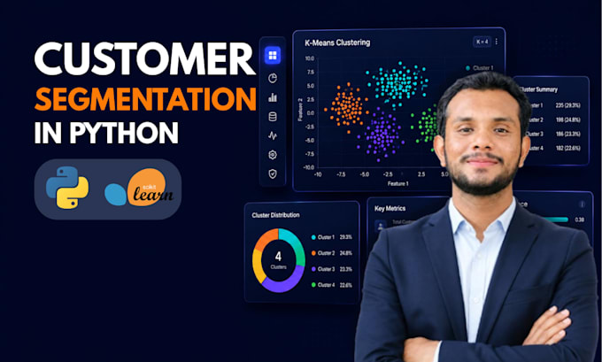perform customer segmentation using machine learning in python