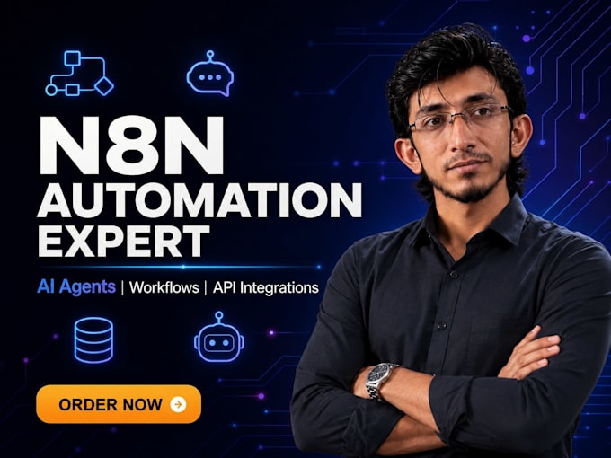 build custom ai agents and n8n automation workflows