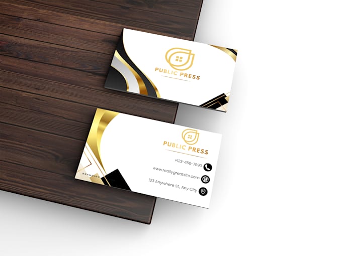 create a premium and stylish business card