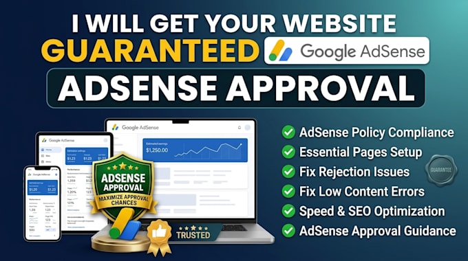 get google adsense approval and fix adsense website issues