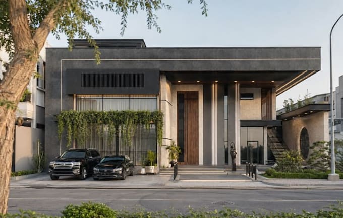 do 3d design, site plan and exterior architectural rendering