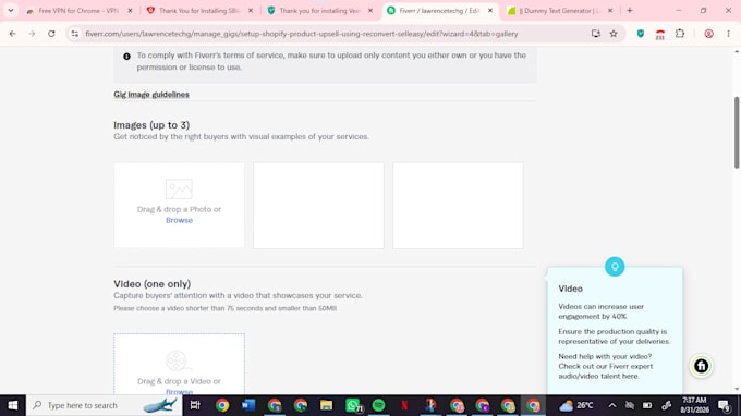 setup shopify product upsell using reconvert selleasy
