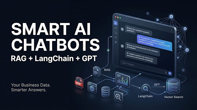 build a smart ai chatbot with rag, langchain and gpt