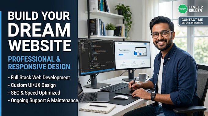 develop a modern responsive website for your business