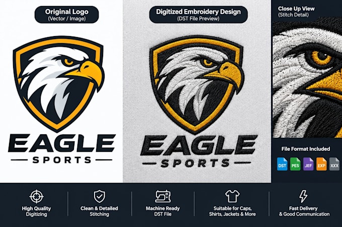 digitize your logo into a professional embroidery dst file