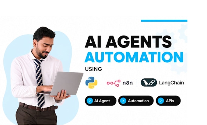 build ai agents and ai automation with python and n8n