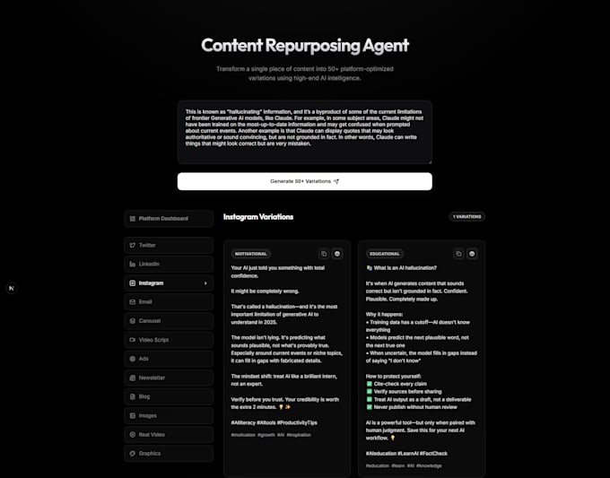 build ai powered websites with llm agents and automation workflows