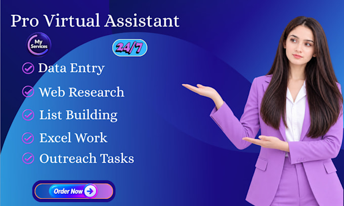 be your VA for lead generation, web research and data entry