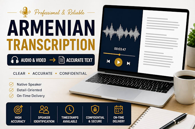 accurately transcribe armenian audio and video
