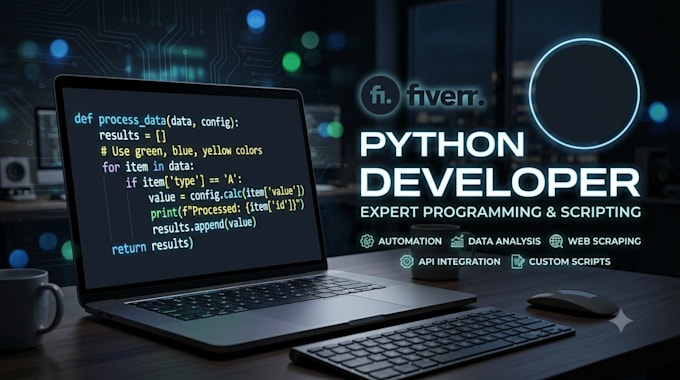 do custom python coding and script development