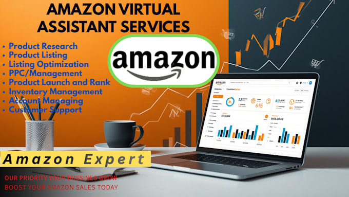 be your amazon virtual assistant for fba and seller central
