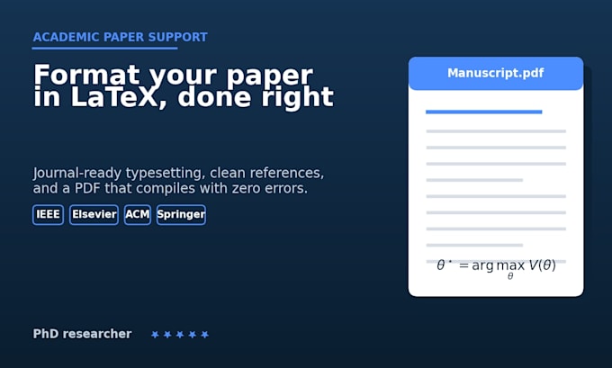 latex research paper formatting