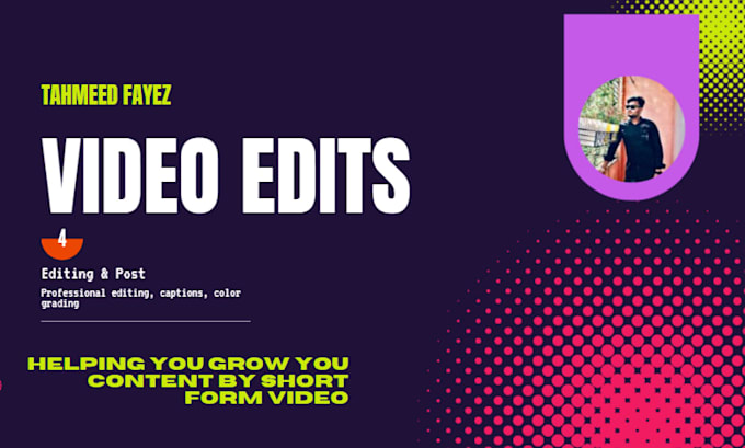 create professional viral short from video edits