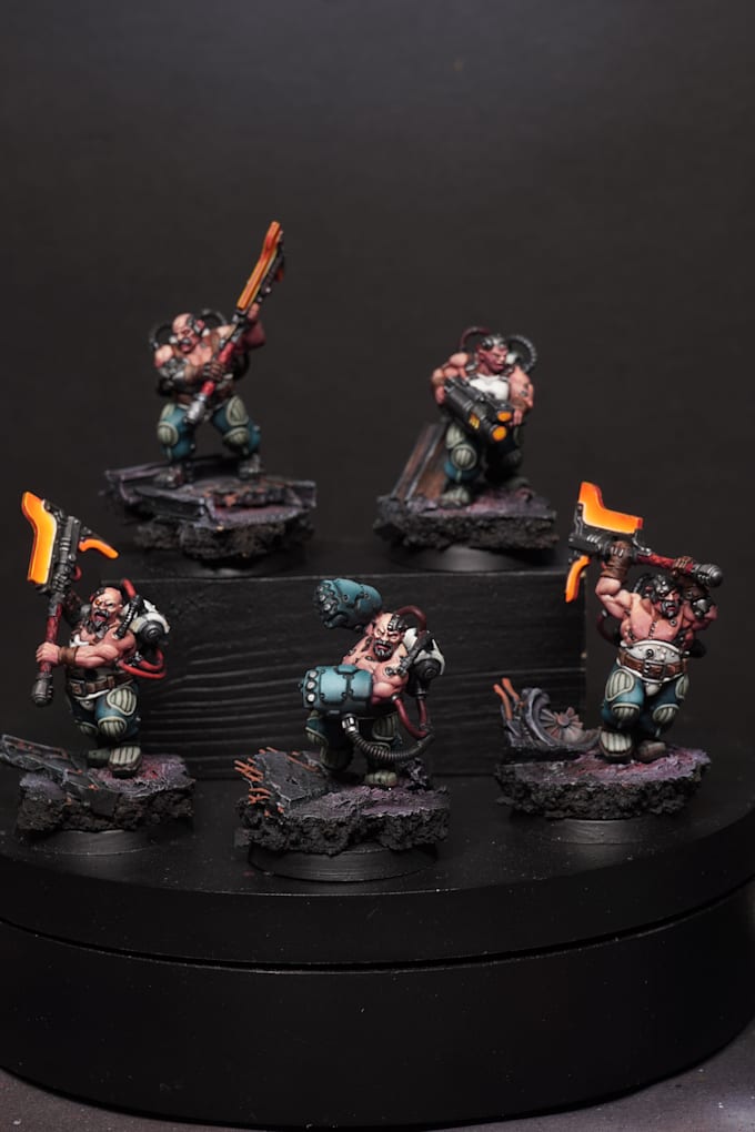 paint your warhammer 40k squad or kill team miniatures