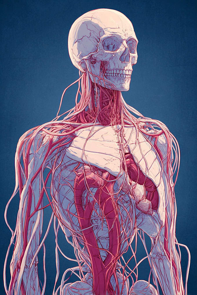 create medical illustration and diagram