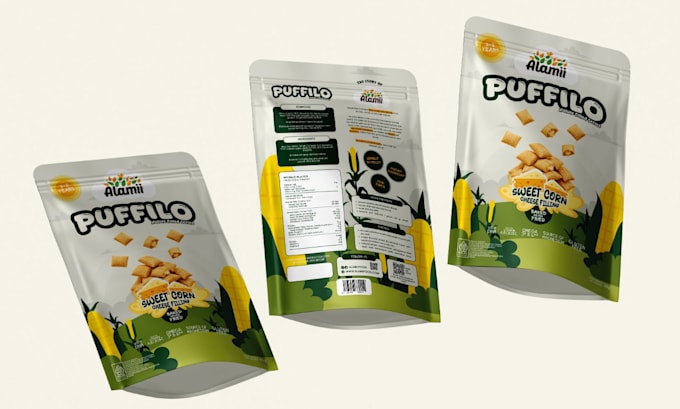 design product packaging, label, box, pouch and dieline