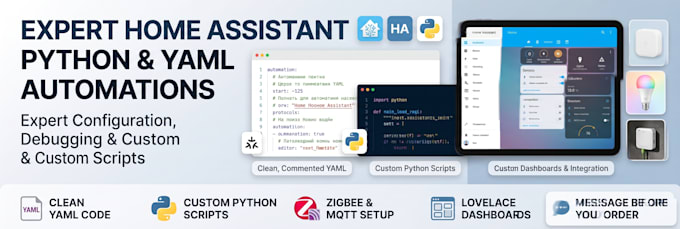 create custom home assistant automations and smart home setup