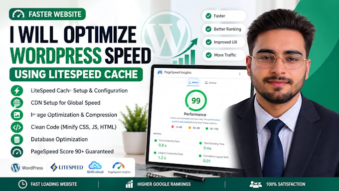 optimize wordpress speed using litespeed cache