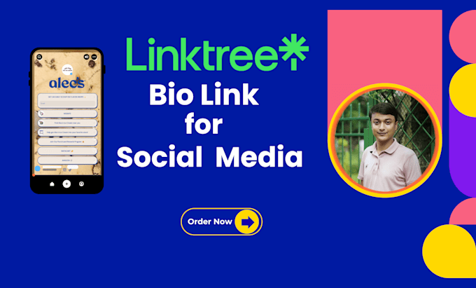 create linktree biolink landing page for social media