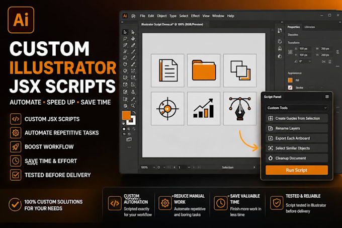 create custom adobe illustrator scripts to automate your workflow