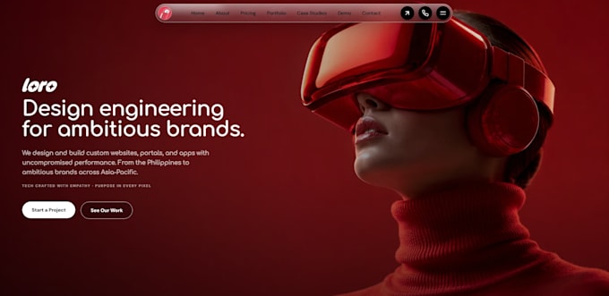 create a luxury, complex website for you