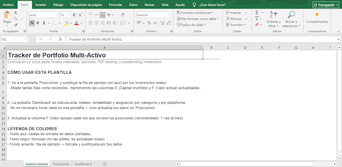 create a custom investment portfolio tracker in excel