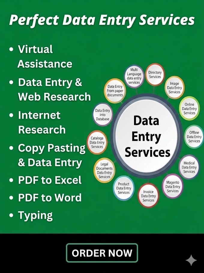 do professional data entry and copy paste work
