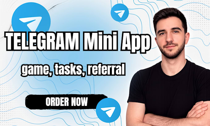 build custom telegram mini app with game, tasks and referral system