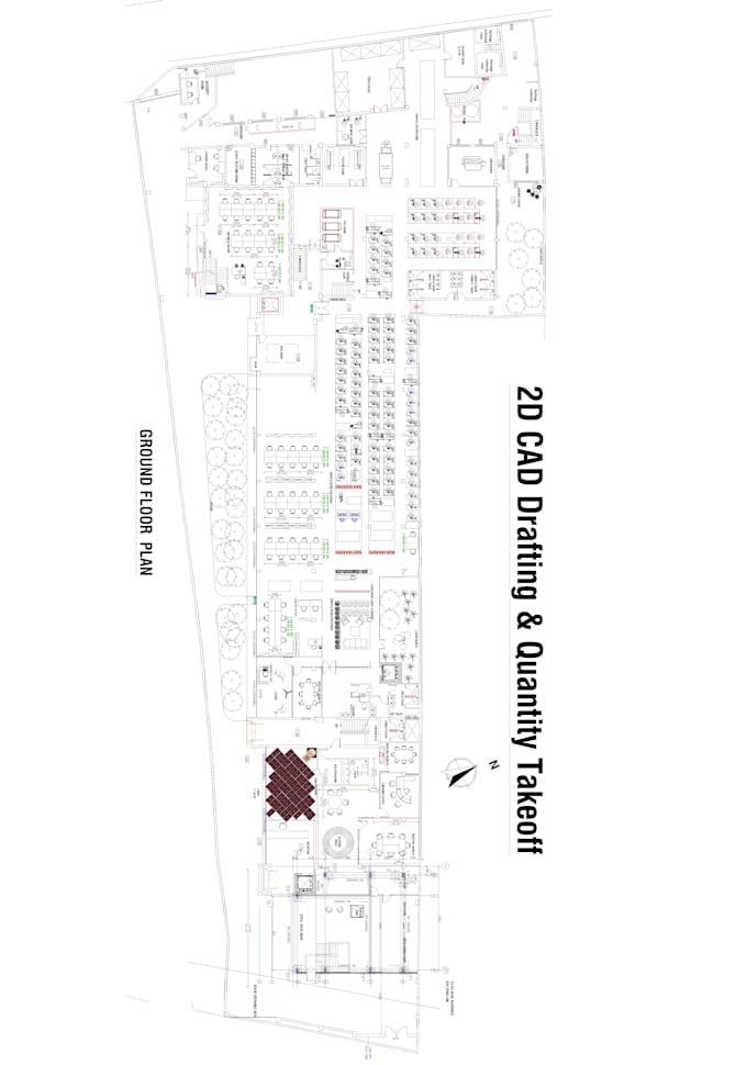 do 2d cad  plans and accurate construction qty takeoffs