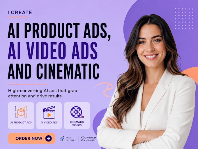 create ai product ads, ai video ads and cinematic commercials
