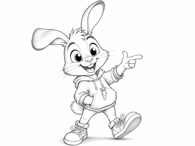 sketch your cartoon character