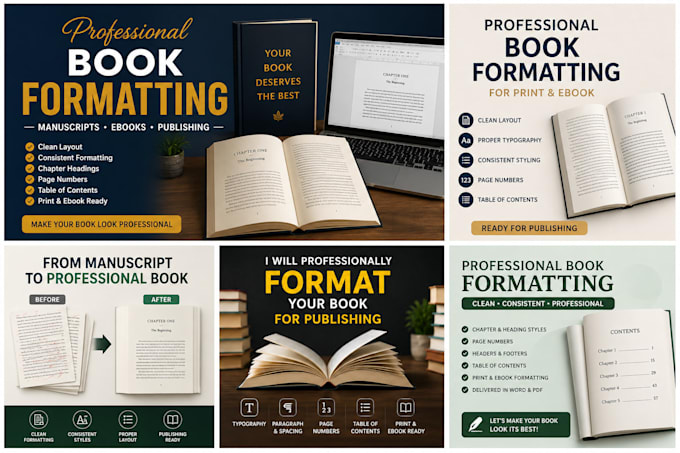 format your book your book manuscript for publishing