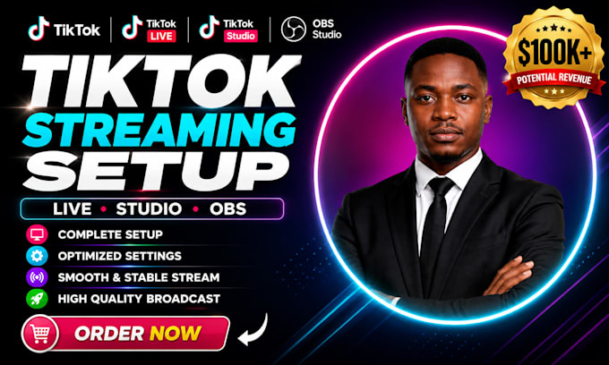 setup tiktok live tiktok studio tiktok streaming and obs studio streaming setup