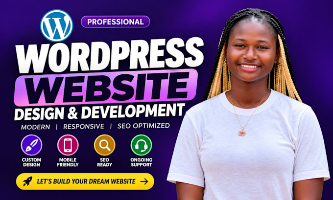 build wordpress website design redesign and business website development